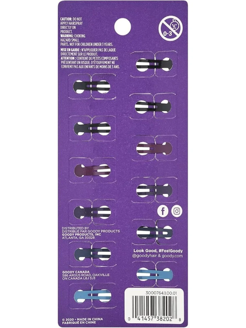 12 Count Snap Clips - Dark Neutral Hair Accessories for All Hair Types